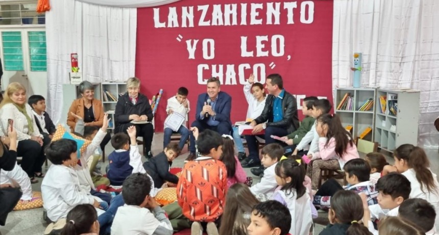 Chaco: El Gobernador presentó el nuevo programa de promoción de la lectura en La Escondida