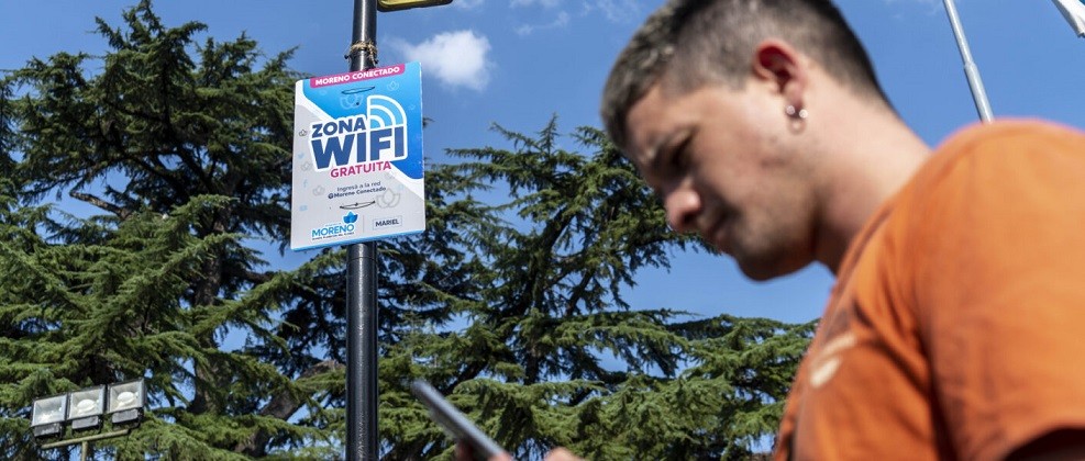 Moreno: La ciudad cuenta con más de 400 puntos gratuitos de WIFI