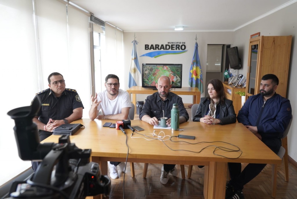 Baradero:  Sanzio presentó la Guardia Urbana