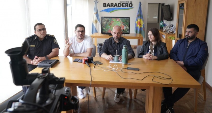 Baradero:  Sanzio presentó la Guardia Urbana