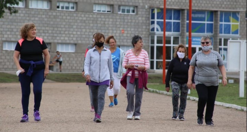 Tres Arroyos: Taller de caminatas saludables 