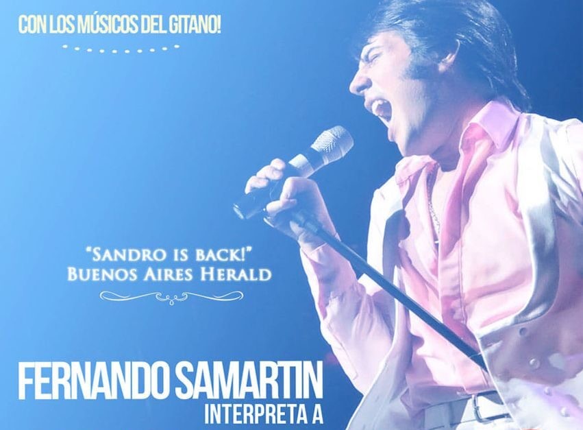 Monte Hermoso: Se adelanta la función de “Sandro is Back” en el Centro Cultural 