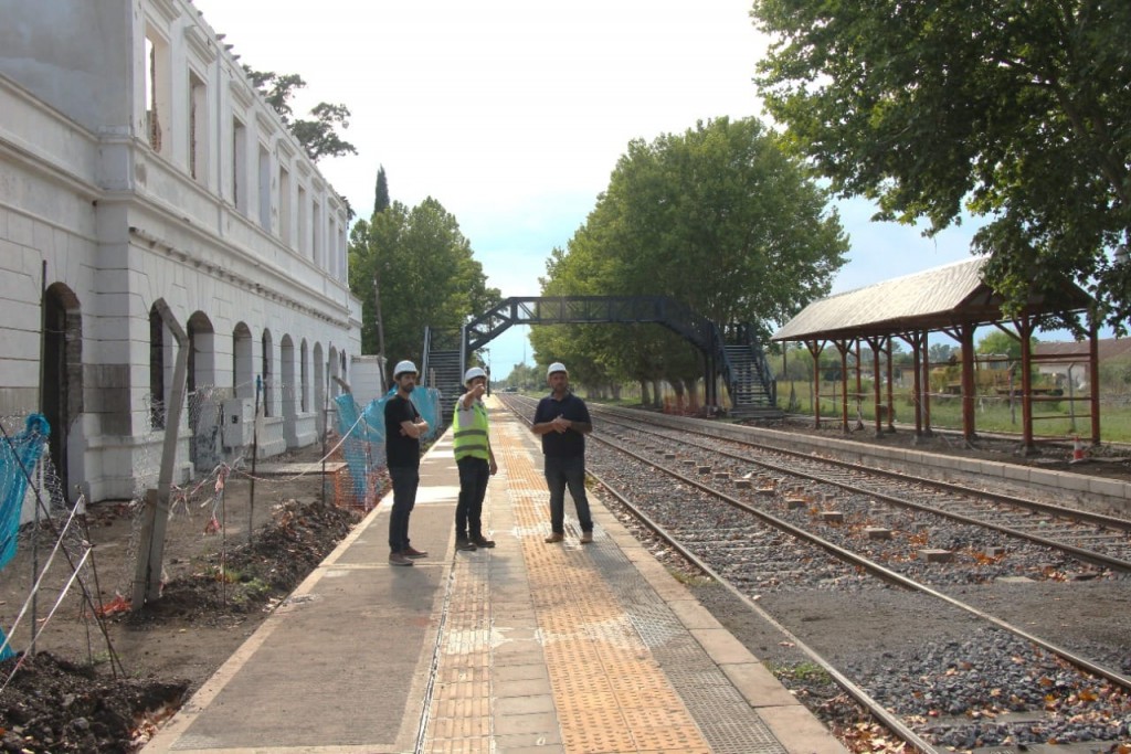 Baradero: Avanza la reconstrucción de la Estación de Trenes  
