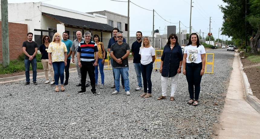 Chivilcoy: Britos presentó la finalización de las obras de cinco cuadras nuevas 