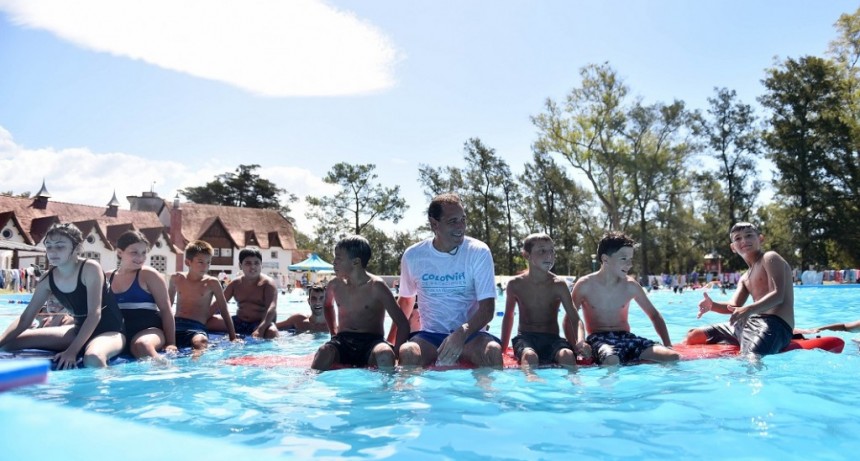 La Plata: Garro visitó la colonia de la República de los Niños y resaltó la importancia de generar “espacios de integración”