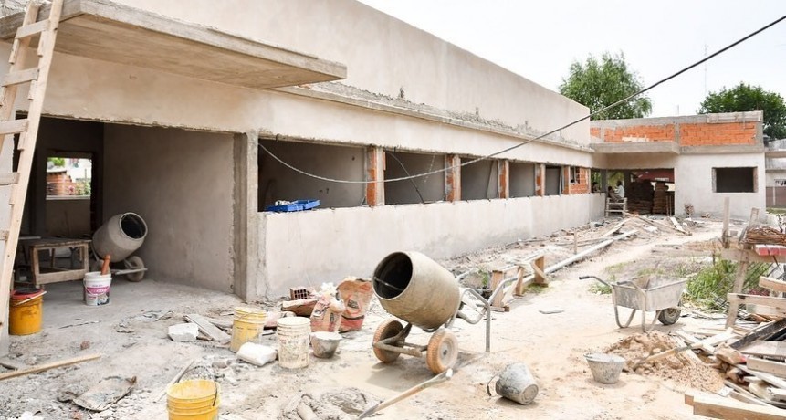 San Vicente: Notorio avance en la construcción del CAPS de Villa Coll 