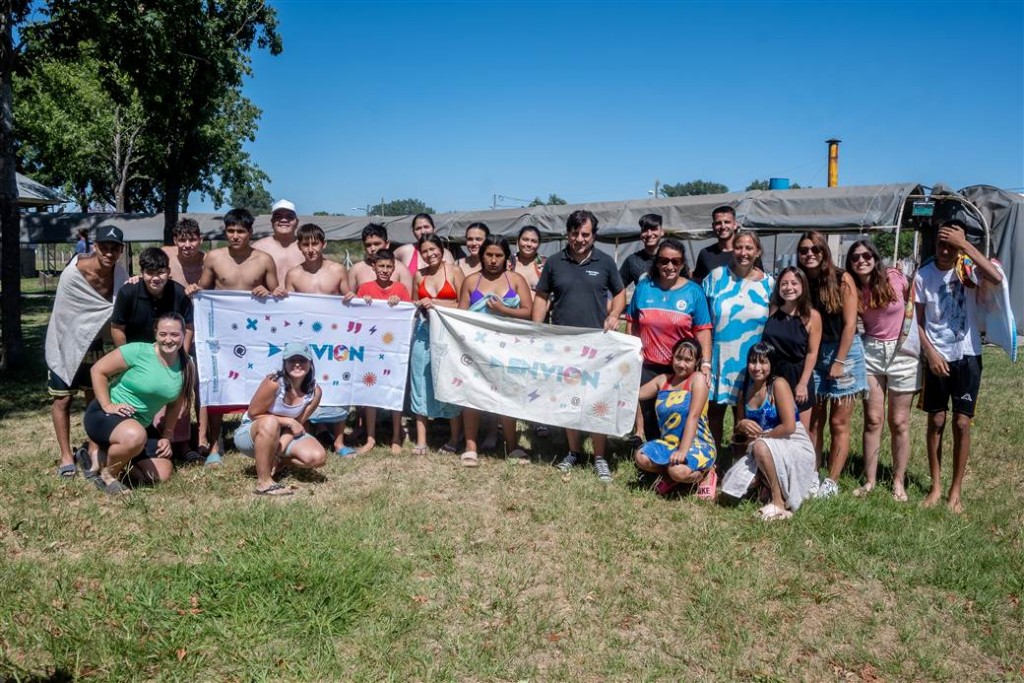 Junín: Más de 35 jóvenes del programa Envión ya disfrutan de las actividades por la temporada de verano