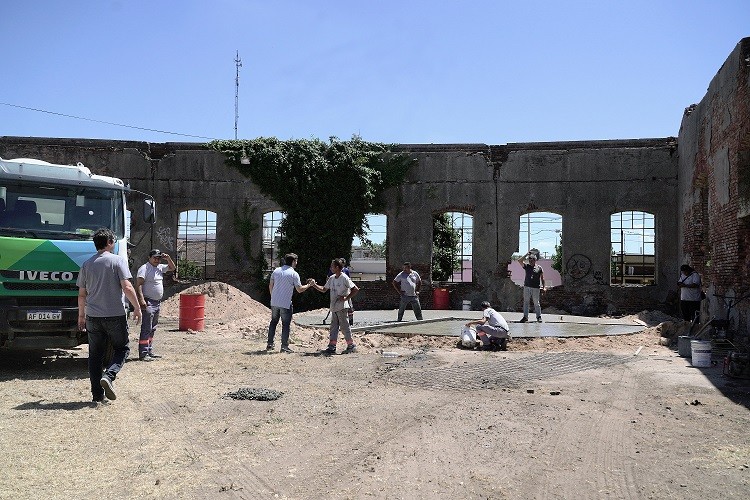 Mercedes: Avanza la construcción de un anfiteatro en el Centro Cultural La Trocha