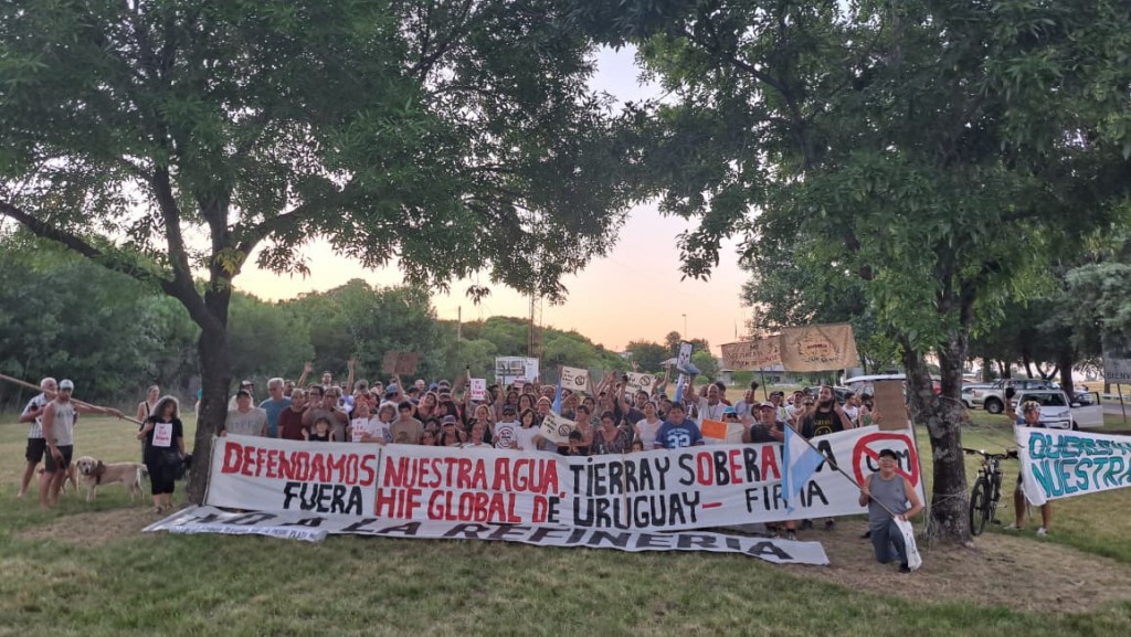 Colón (ER): La comunidad se movilizó en rechazo al proyecto de HIF Global
