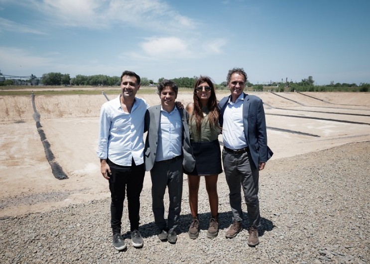 Kicillof inauguró la nueva celda sanitaria de la Planta de Residuos Sólidos Urbanos en Salto