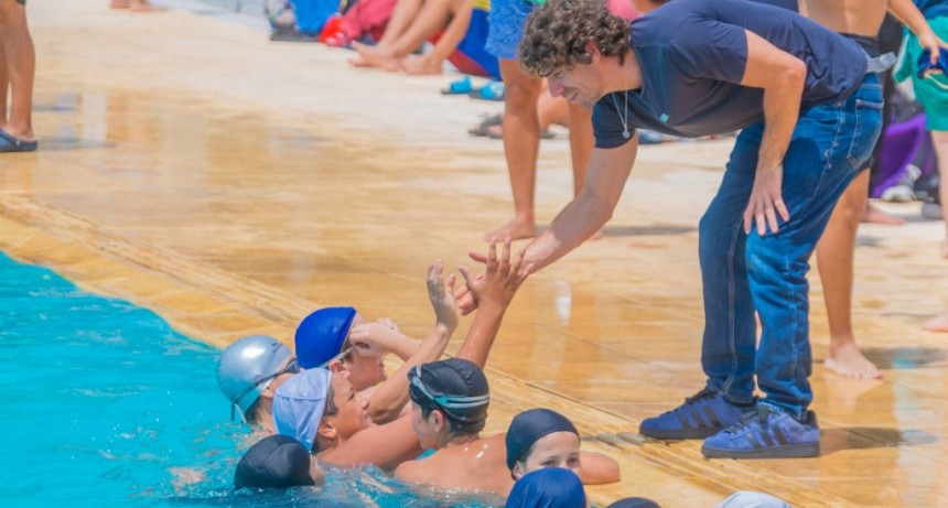 San Fernando: Juan Andreotti compartió el inicio de las Colonias de Verano