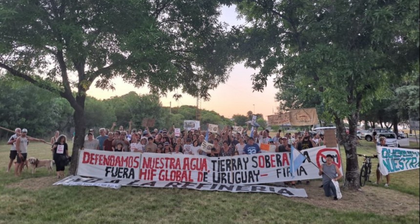 Colón (ER): La comunidad se movilizó en rechazo al proyecto de HIF Global