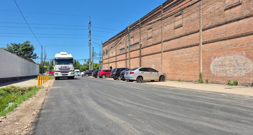 Tigre: Julio Zamora supervisó la finalización de una obra de pavimentación en Don Torcuato