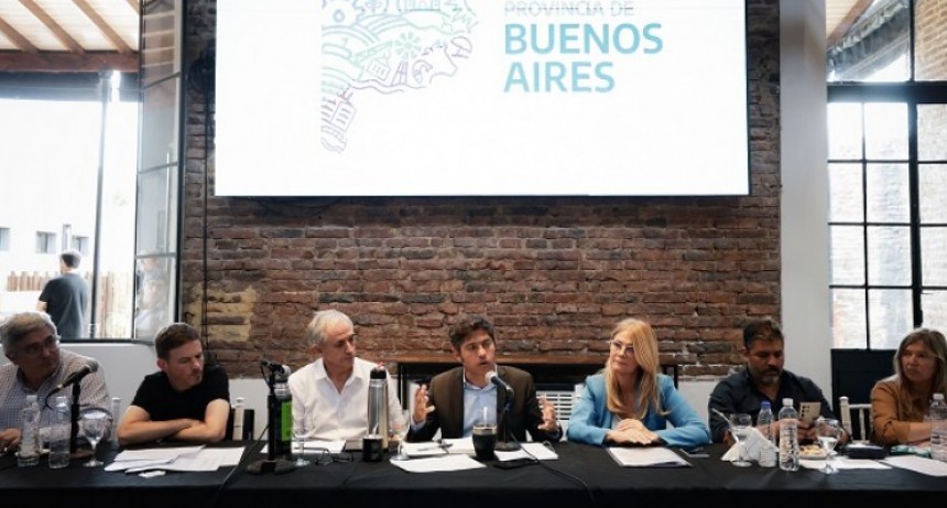 Kicillof se reunió con empresarios y representantes de distintos sectores productivos en Chascomús