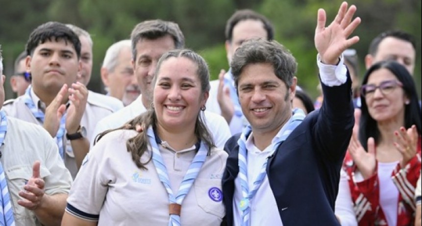 Kicillof participó de una jornada de formación y prevención de incendios forestales en Nocochea