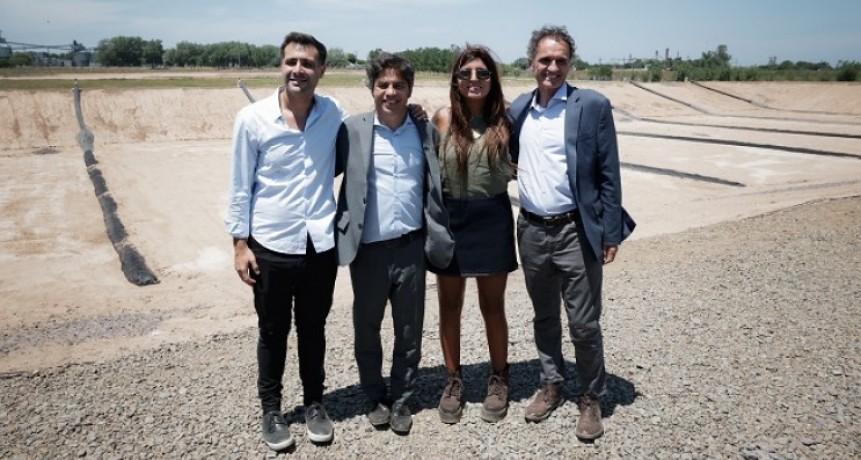 Kicillof inauguró la nueva celda sanitaria de la Planta de Residuos Sólidos Urbanos en Salto