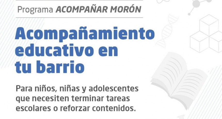 Morón: El Municipio lanzó el Programa Acompañar Morón 