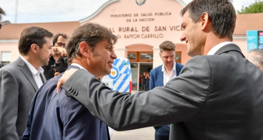 Axel Kicillof encabezó el acto de provincialización del Hospital Ramón Carrillo de San Vicente