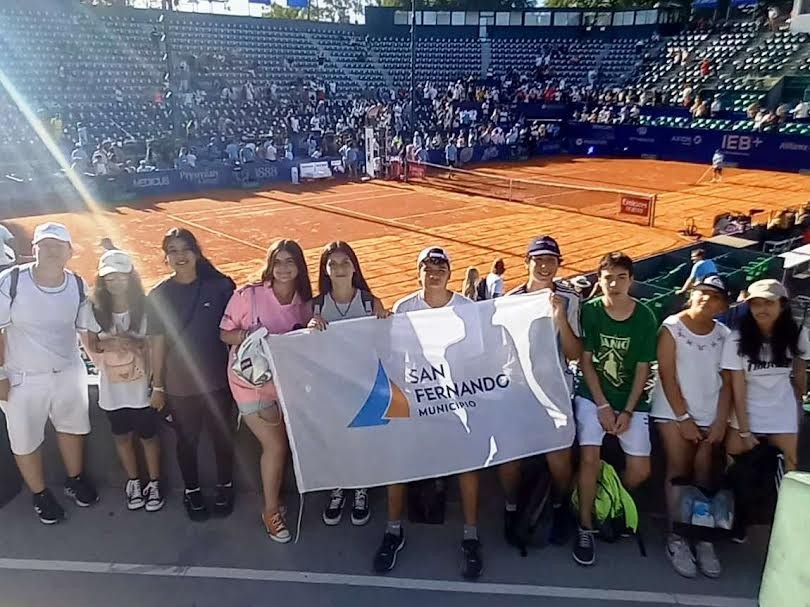 San Fernando: La Escuela Municipal de Tenis estuvo presente en el Argentina Open
