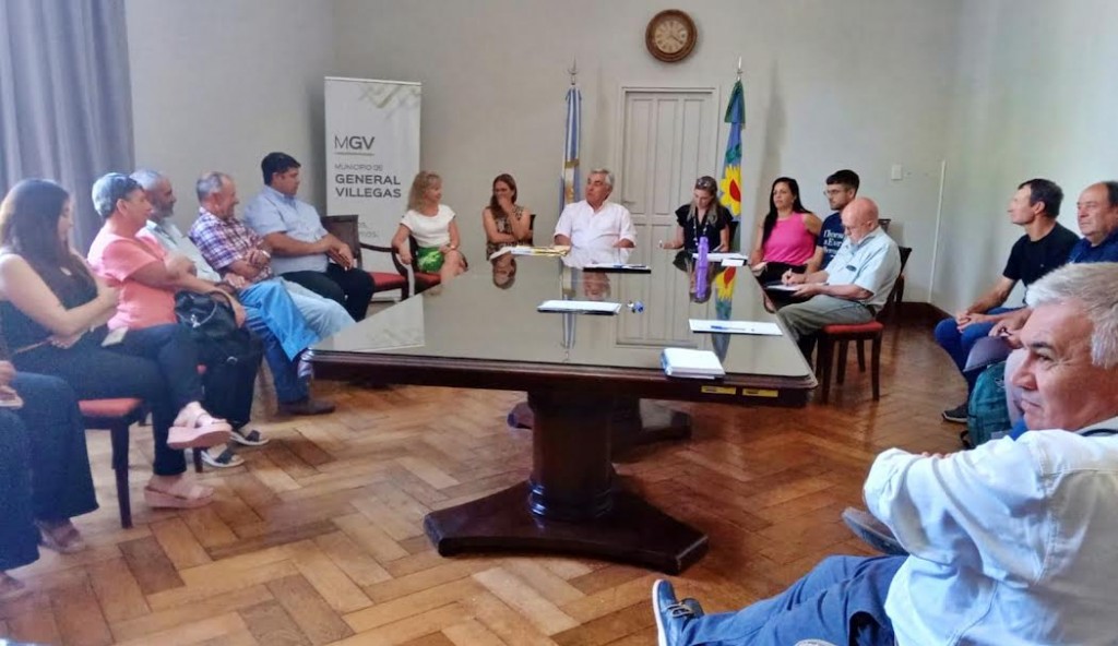 Gral. Villegas: Alegre se reunió con representantes de las Cooperativas locales