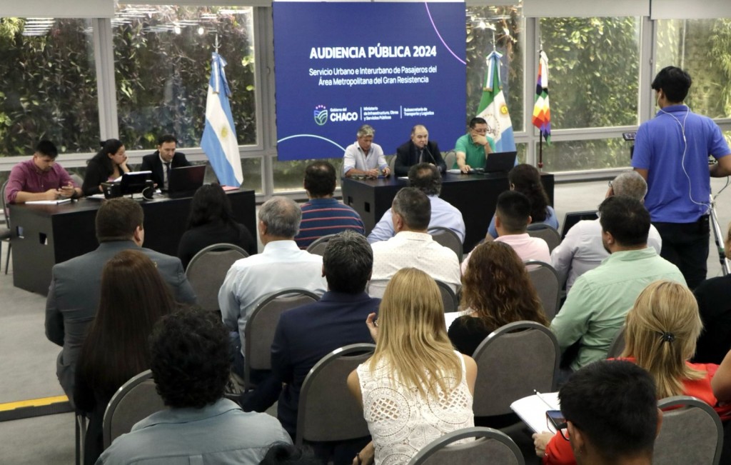 Chaco: El Gobierno Provincial presentó la primera audiencia pública para evaluar el nuevo cuadro tarifario del boleto del transporte público