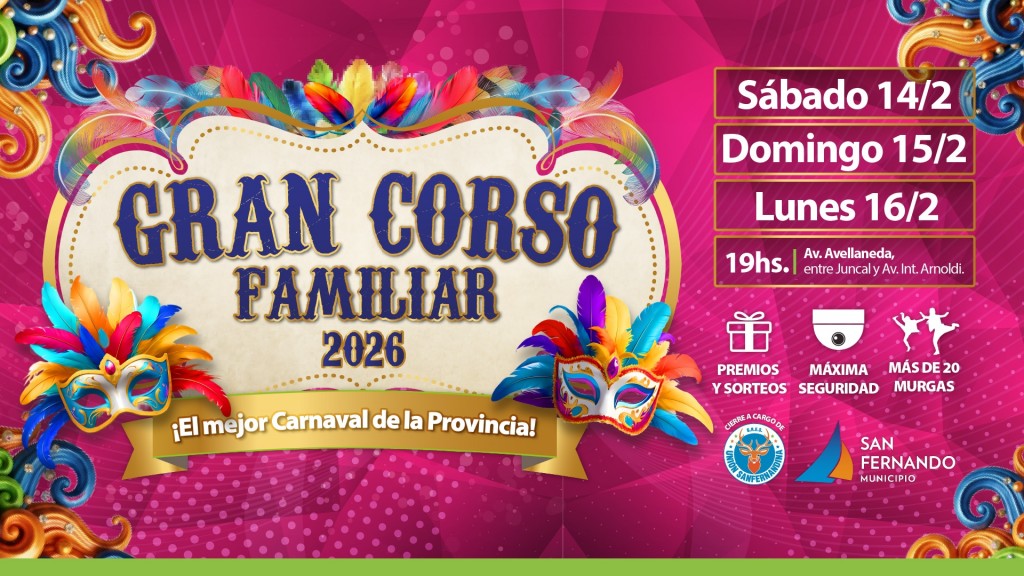 San Fernando: Este fin de semana regresa el Gran Corso Familiar