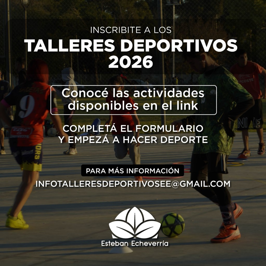 E. Echeverría: Comenzaron las inscripciones a los talleres deportivos