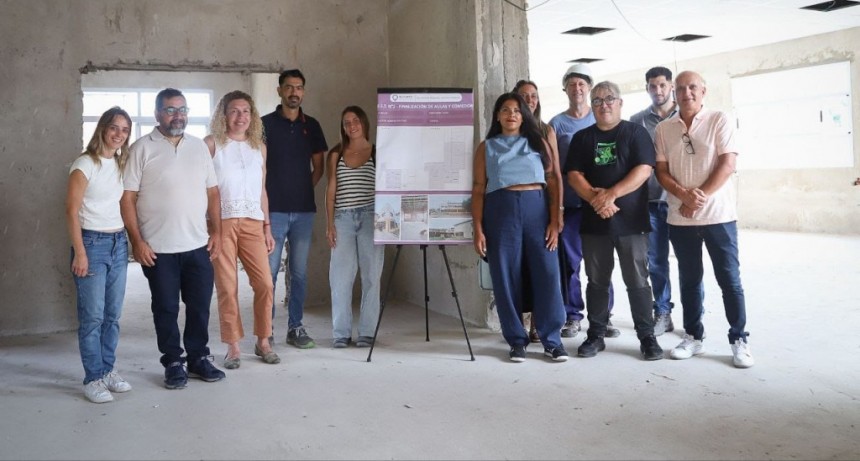 Quilmes: Continúan las obras de ampliación en la Escuela Secundaria Técnica N°1 