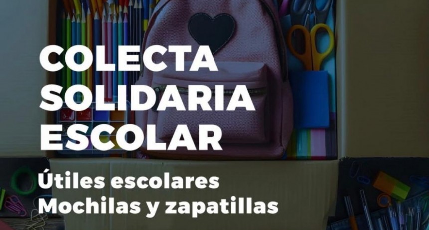 El Colegio de Técnicos impulsa una campaña solidaria para el inicio del ciclo lectivo