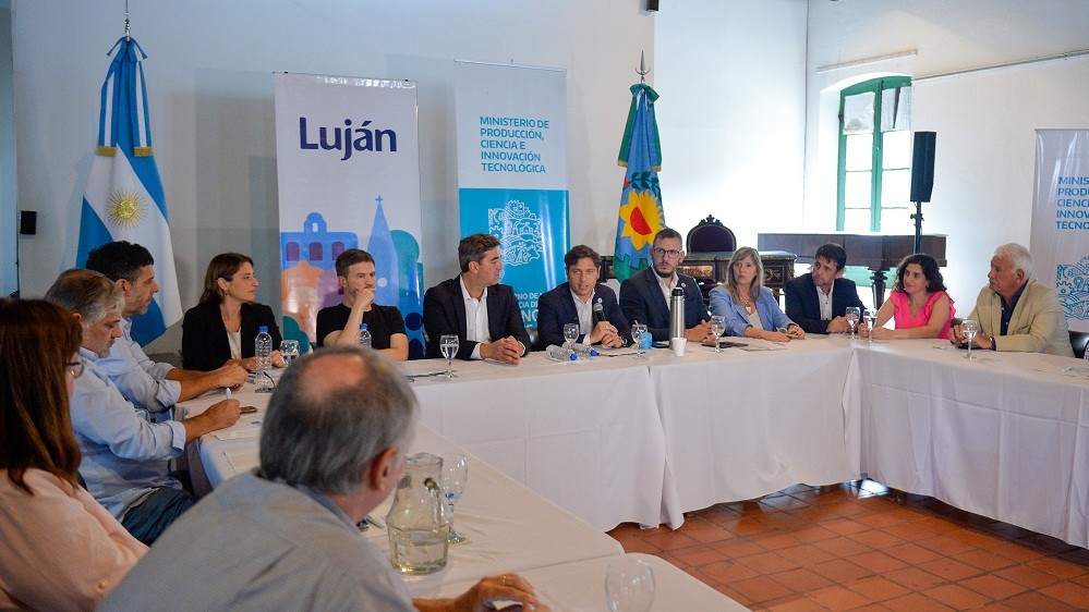 Luján: Boto y Kicilof encabezaron una reunión del Consejo Sectorial Productivo Bonaerense