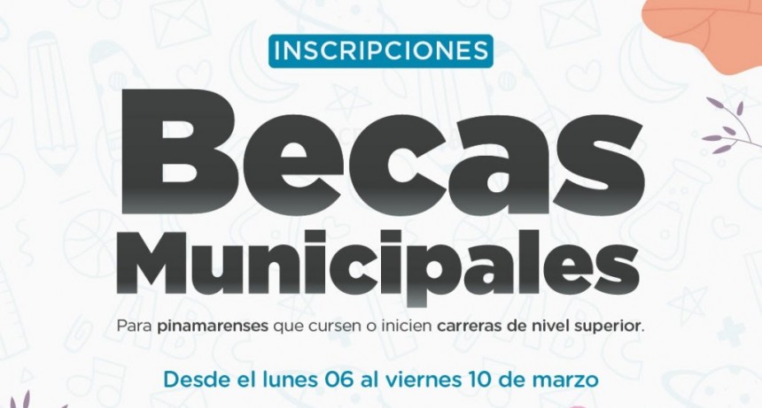 Pinamar: Inscripciones a las Becas Municipales 2023 