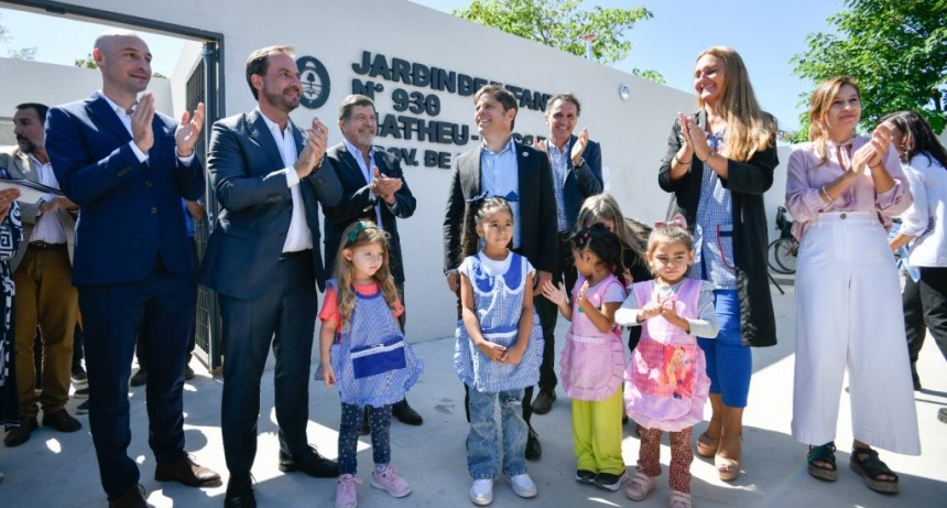 Escobar: Sujarchuk y Kicillof inauguraron un jardín de infantes y un Centro de Atención Primaria de la Salud en el distrito