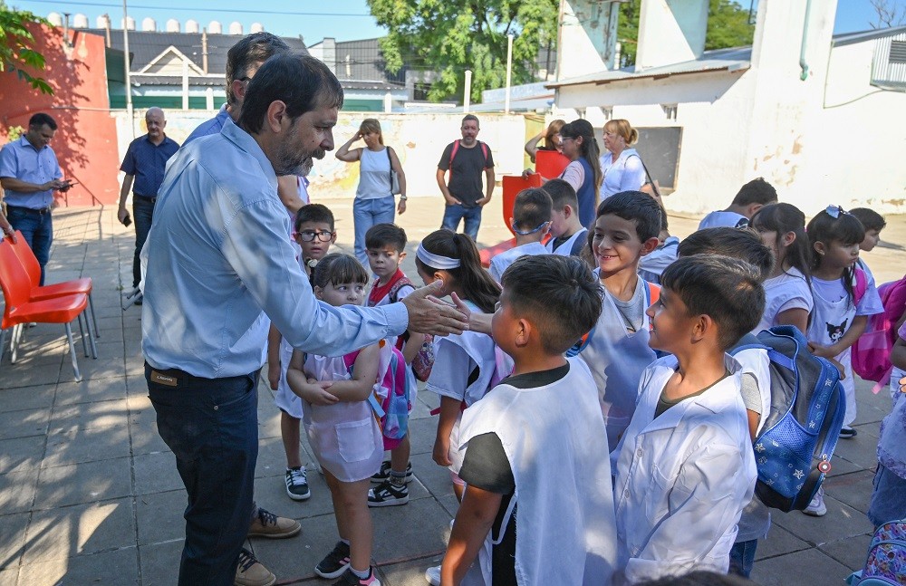 San Martín: Empezó el ciclo lectivo en las escuelas del distrito