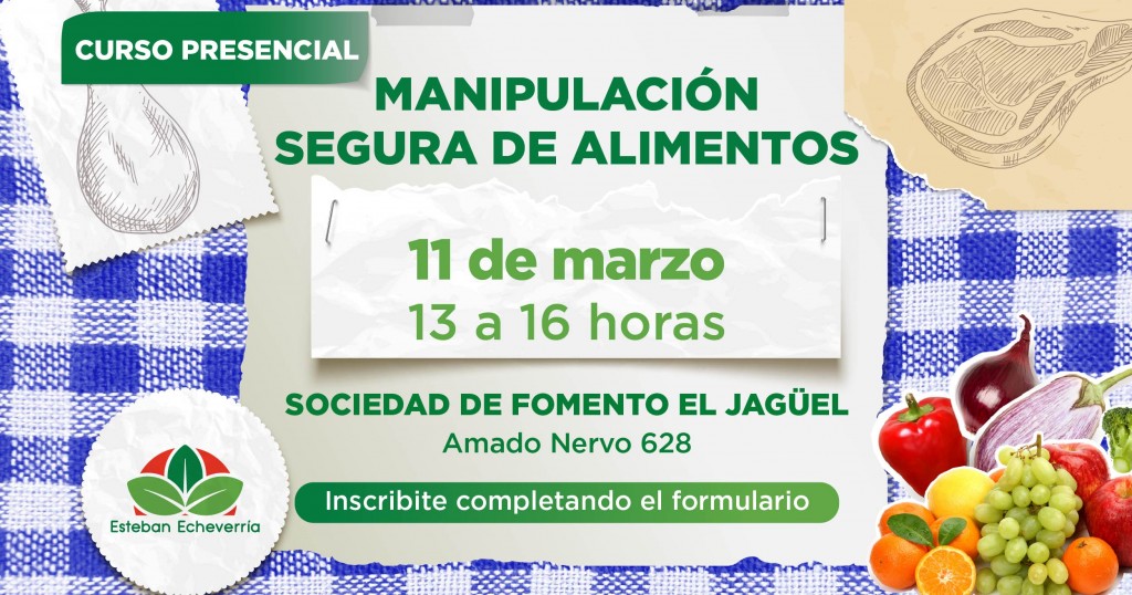 E. Echeverría: El Municipio realizará un Curso de Manipulación Seguro de Alimentos