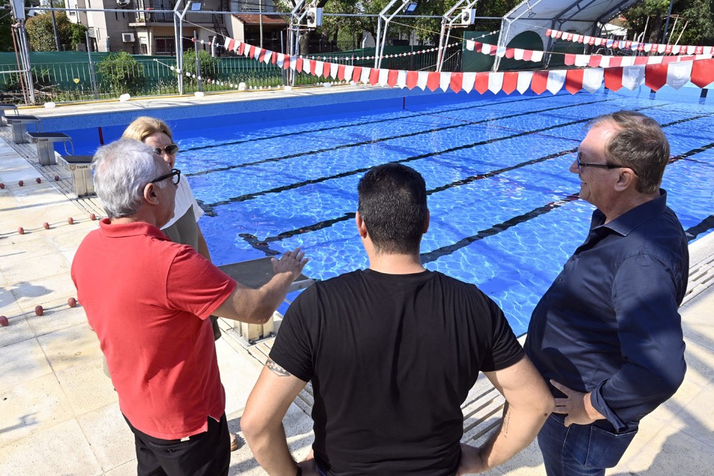Tigre: Zamora inspeccionó trabajos de infraestructura en el Polideportivo Güemes de Benavídez