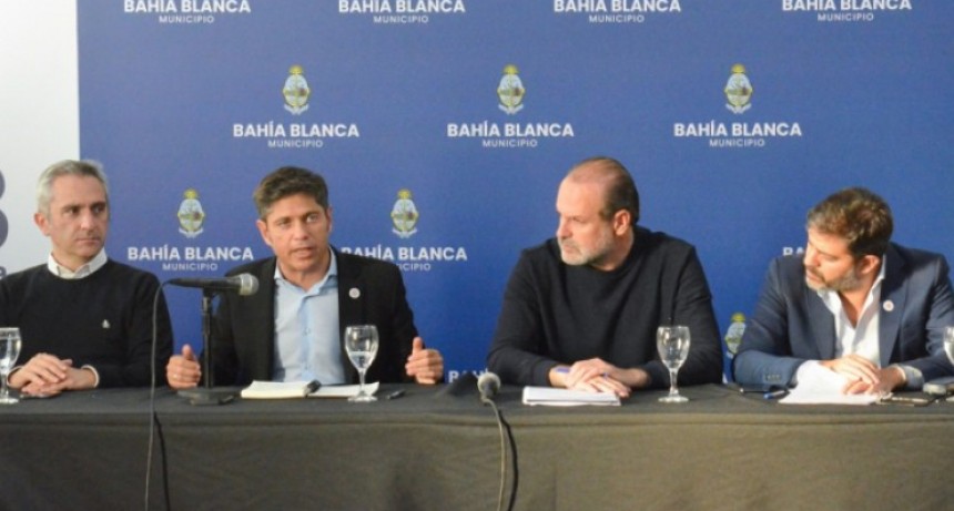 Kicillof anunció una inversión de $273.000 millones para avanzar con la reactivación de Bahía Blanca