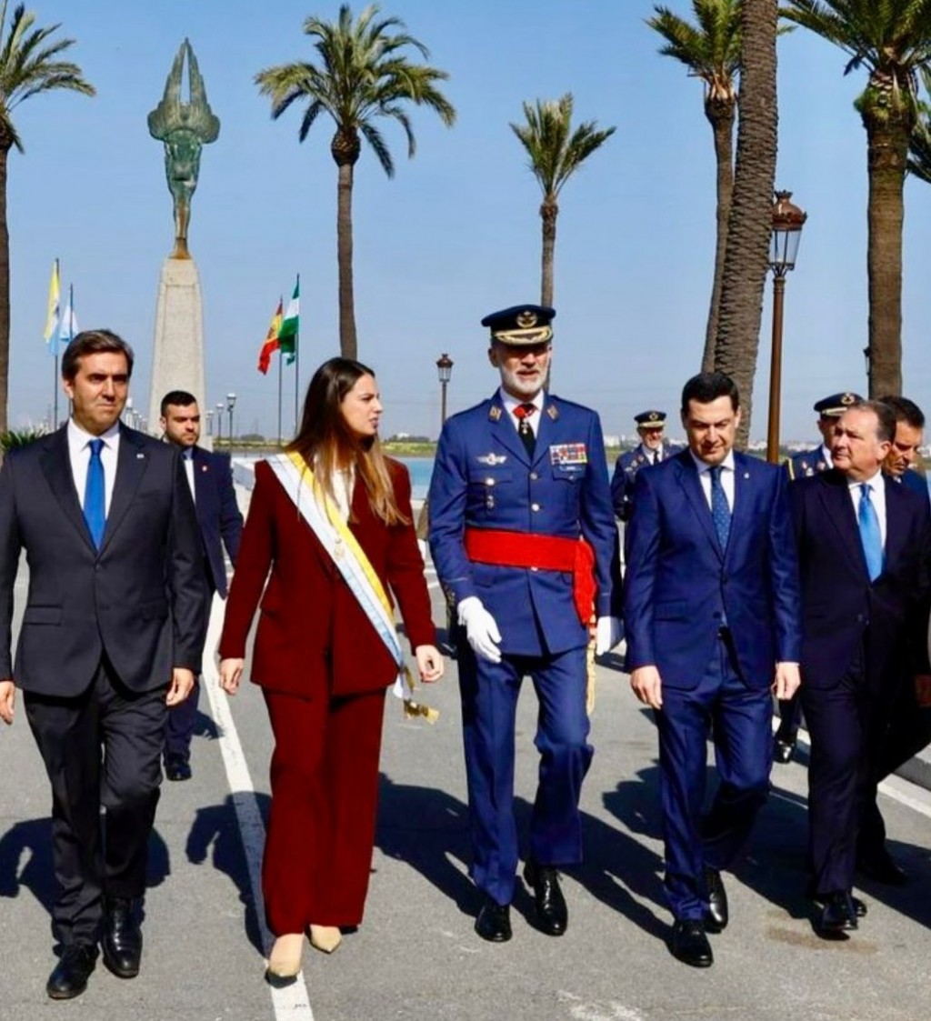 Luján: Boto fue parte de los festejos por el centenario de la hazaña del Plus Ultra en España