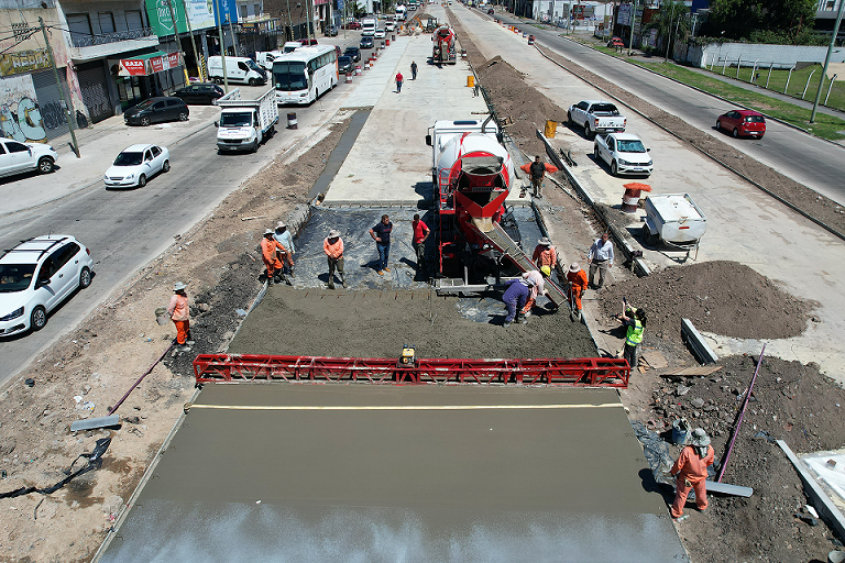 La Matanza: Vialidad avanza con la obra de mejora de la Ruta Provincial N 4