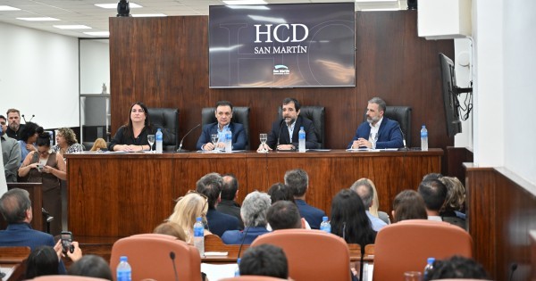 San Mart&iacute;n: Fernando Moreira inaugur&oacute; el 142 per&iacute;odo de sesiones ordinarias