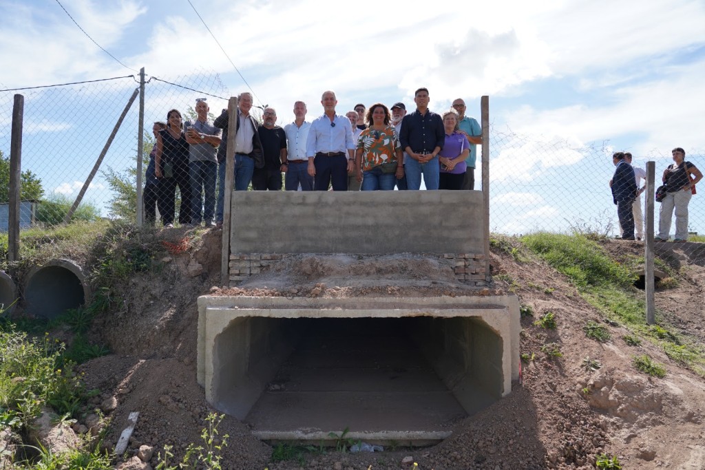 La Plata: Alak inaugur&oacute; la primera etapa de una obra hidr&aacute;ulica clave en Villa Garibaldi