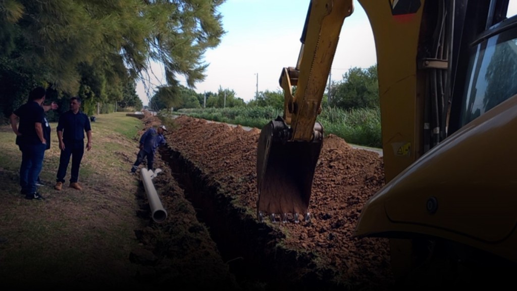 S. A. de Giles: El Municipio complet&oacute; la extensi&oacute;n de 1.600 metros de red cloacal