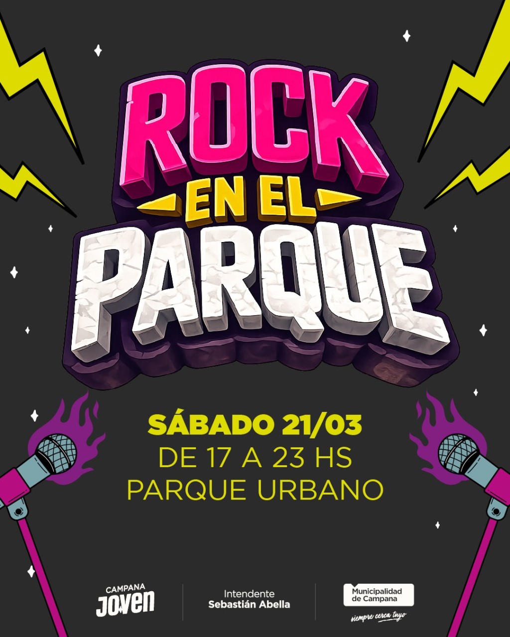 Campana: Este s&aacute;bado comienza la edici&oacute;n 2026 de &ldquo;Rock en el Parque&rdquo;