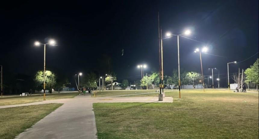 Pte. Per&oacute;n: El Municipio contin&uacute;a con el recambio del alumbrado p&uacute;blico con luces led