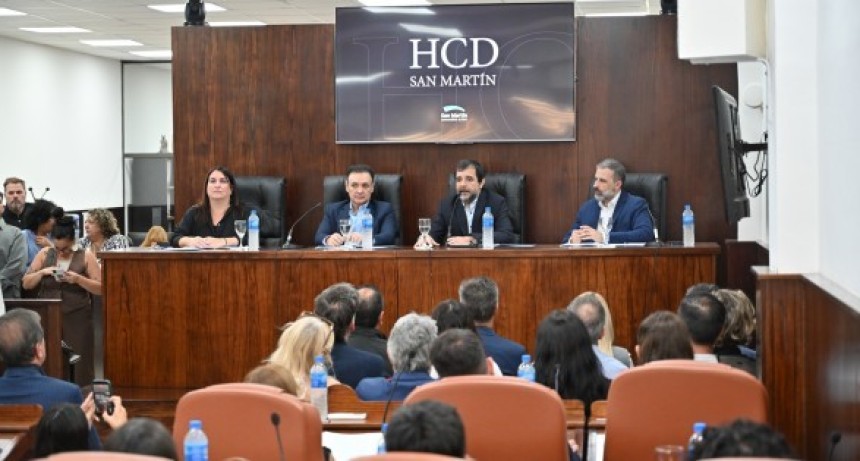 San Mart&iacute;n: Fernando Moreira inaugur&oacute; el 142 per&iacute;odo de sesiones ordinarias