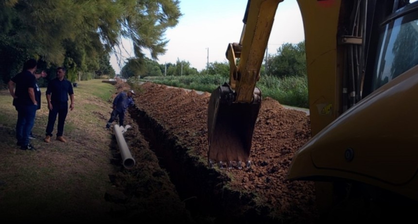 S. A. de Giles: El Municipio complet&oacute; la extensi&oacute;n de 1.600 metros de red cloacal