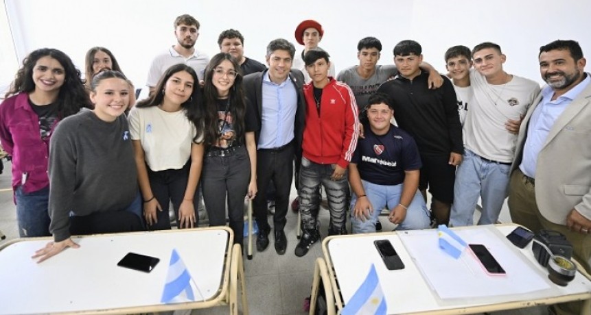 Kicillof inaugur&oacute; el nuevo edificio de la Escuela Secundaria N�13 en Tandil
