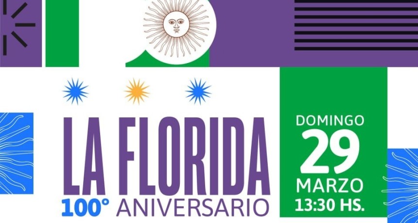Quilmes: El Municipio invita a los vecinos a los festejos por el 100&deg; Aniversario de Villa Florida