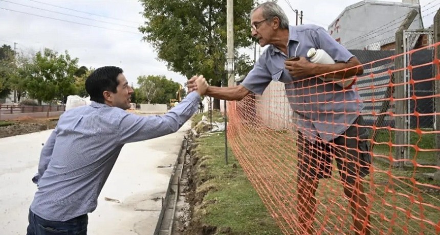 Malvinas Argentinas: Nardini recorri&oacute; obras en Grand Bourg