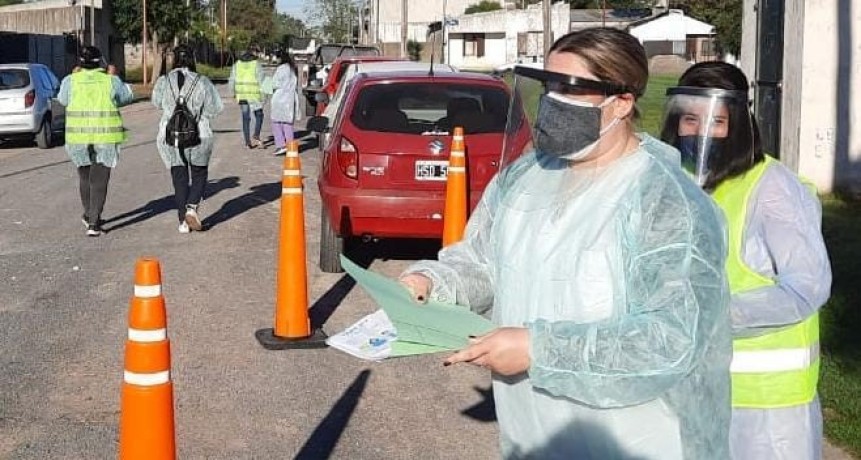 Azul: Se realizó el operativo de abordaje territorial en el barrio Pedro Burgos