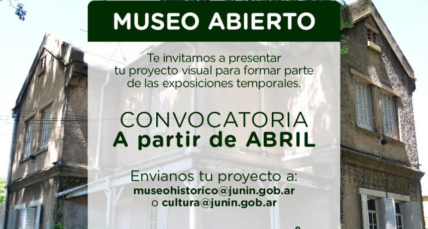 Junín: Convocan a participar del proyecto “Museo abierto”